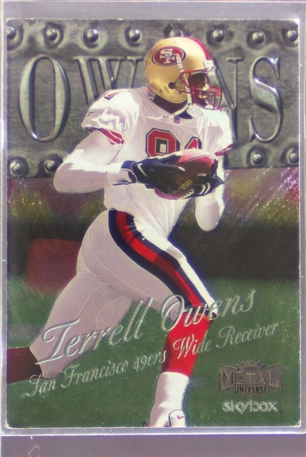 1999 SkyBox Metal Universe Terrell Owens #29 49ers