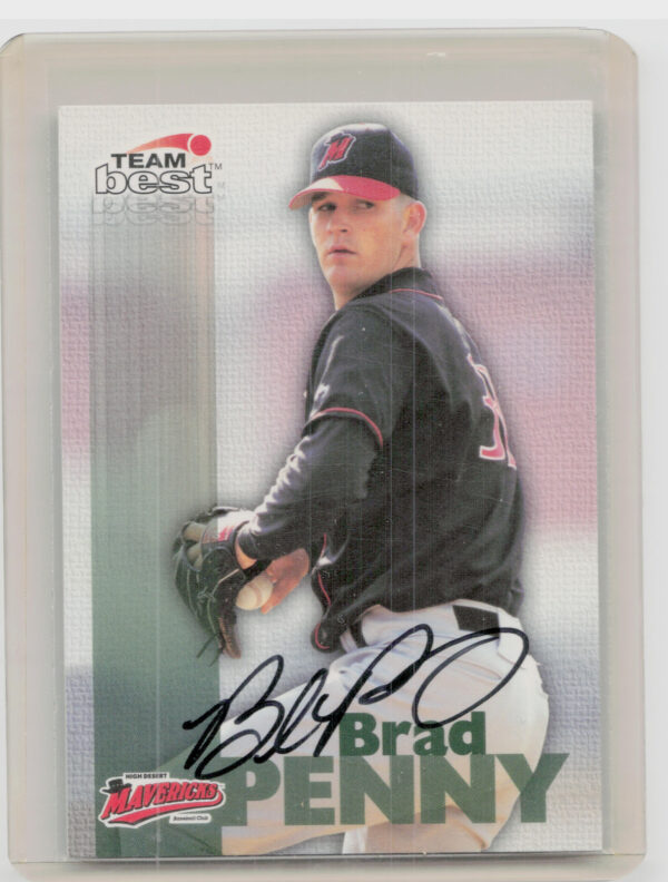 1999 Team Best Rookie Brad Penny AU #NNO Mavericks Autographs
