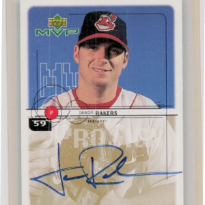 1999 Upper Deck MVP Jason Rakers AU #JRA Indians ProSign