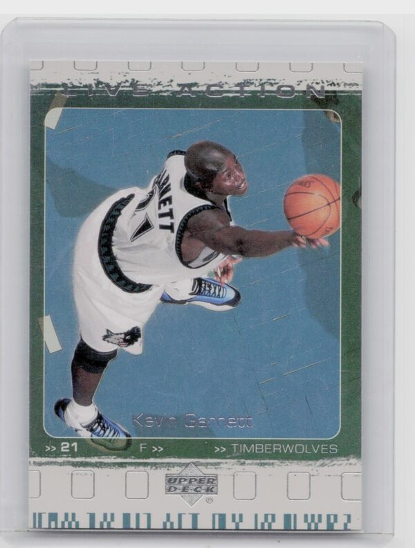 2000-01 Upper Deck Kevin Garnett #LA1 Timberwolves Live Action