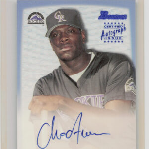 2000 Bowman Choo Freeman AU #CF Rockies Autographs