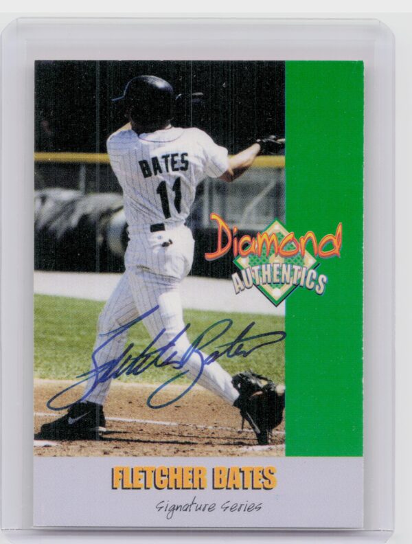 2000 Diamond Authentics Autographs Fletcher Bates AU SN3250 #1 Dogs