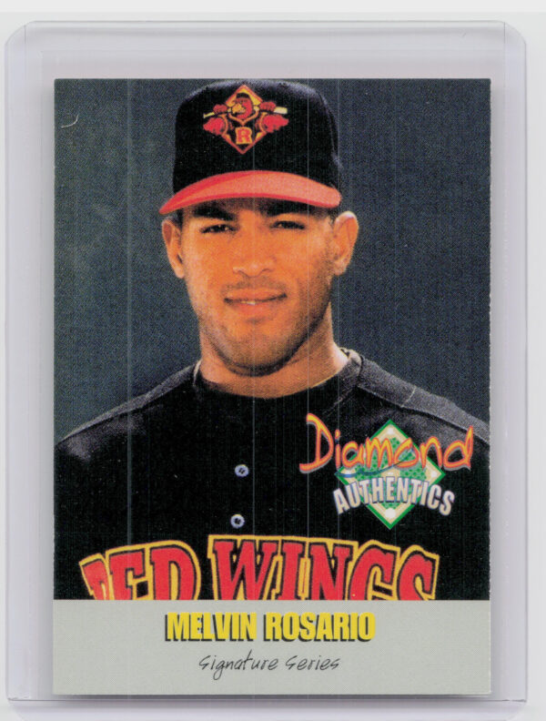 2000 Diamond Authentics Autographs Melvin Rosario AU SN3250 #5 Wings
