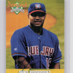 2000 Diamond Authentics Autographs Mike Rodriquez AU SN3250 #6 Jays