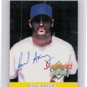 2000 Diamond Authentics Autographs Paul Avery AU SN3250 #7 Dodgers