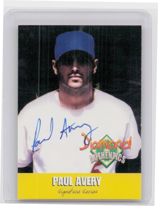 2000 Diamond Authentics Autographs Paul Avery AU SN3250 #7 Dodgers