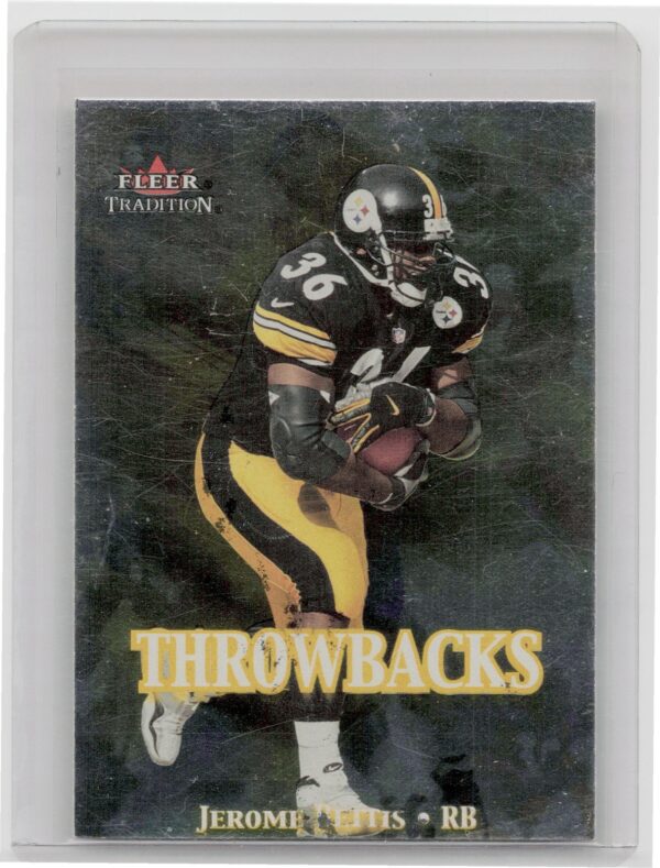2000 Fleer Tradition Jerome Bettis #8 T Steelers Throwbacks