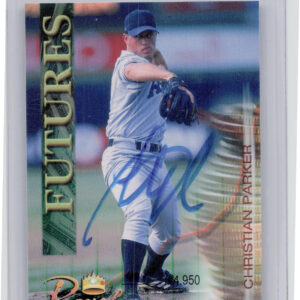 2000 Royal Rookies Futures Christian Parker AU SN4950 #22 Navigators Autographs