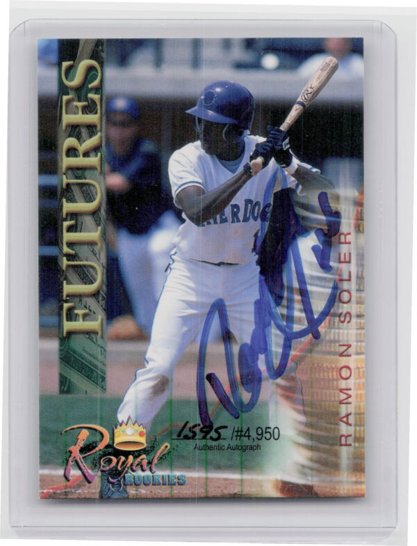 2000 Royal Rookies Futures Ramon Soler AU SN4950 #1 RiverDogs Autographs