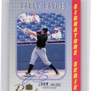 2000 Royal Rookies Larry Barnes AU SN4950 #19 Angels Autographs