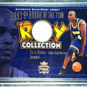 2001-02 Fleer Focus Chris Webber MEM #ROY-CW Kings ROY Collection Jerseys