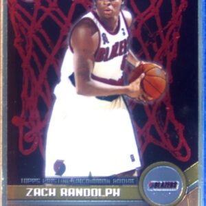 2001-02 Topps Pristine Zach Randolph #88 Blazers