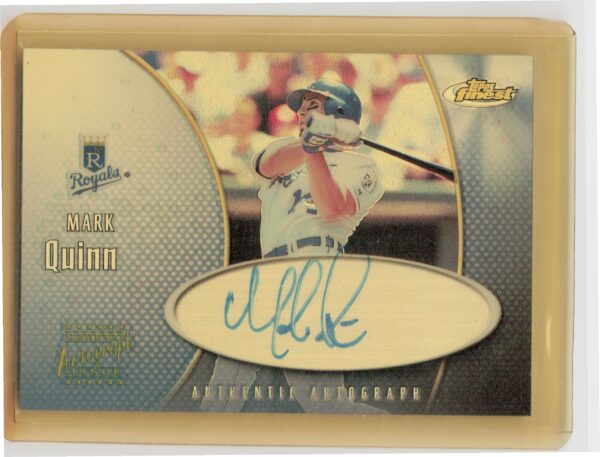 2001 Finest Mark Quinn AU #FA-MQ Royals Autographs