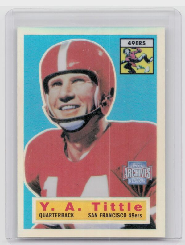 2001 Topps Archives Y.A. Tittle #81 49ers
