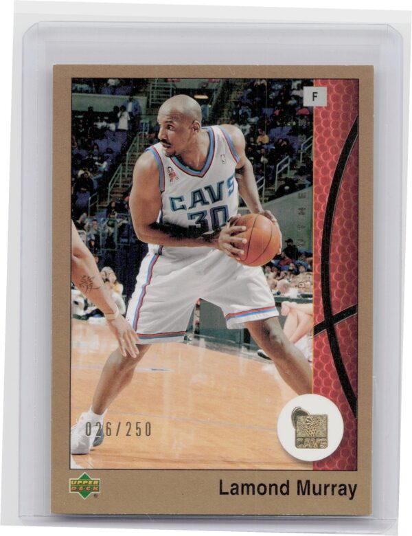 2002-03 UD Authentics Lamond Murray Gold SN250 #12 Cavaliers