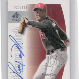 2002 SP Authentic Rodrigo Rosario AU SN999 RC #136 Astros
