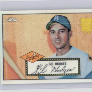 2002 Topps Chrome Gil Hodges #52R-12 Dodgers 1952 Reprints Refractors