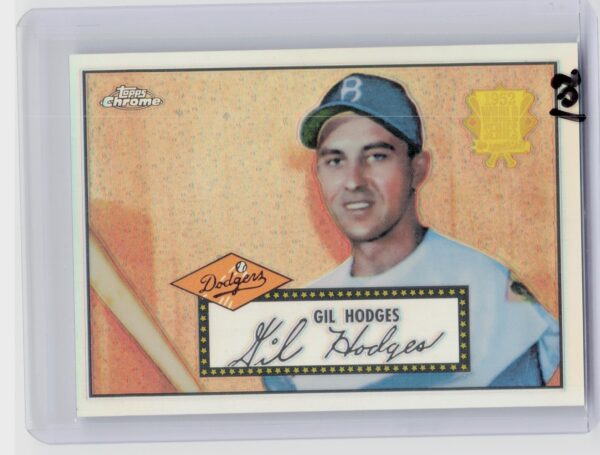 2002 Topps Chrome Gil Hodges #52R-12 Dodgers 1952 Reprints Refractors