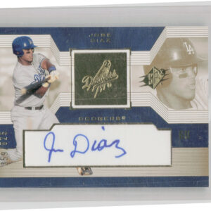 2002 Upper Deck Rookie Update Jose Diaz AU SN825 RC #225 Dodgers 2002 SPx Update