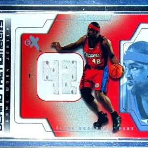 2003-04 E-X Elton Brand JSY #EB-BTNGU Clippers Behind the Numbers Game Used