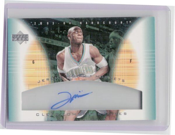2003-04 Upper Deck Hardcourt Jerome Moiso AU #JM-A Hornets Clear Commemoratives