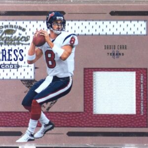 2004 Donruss Classics David Carr /250 JSY #DC-9 Texans Dress Code Jerseys