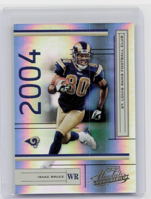 2004 Playoff Absolute Memorabilia Isaac Bruce /1150 #130 Rams