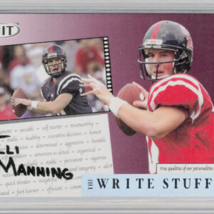 2004 SAGE HIT Eli Manning #1 Rebels The Write Stuff