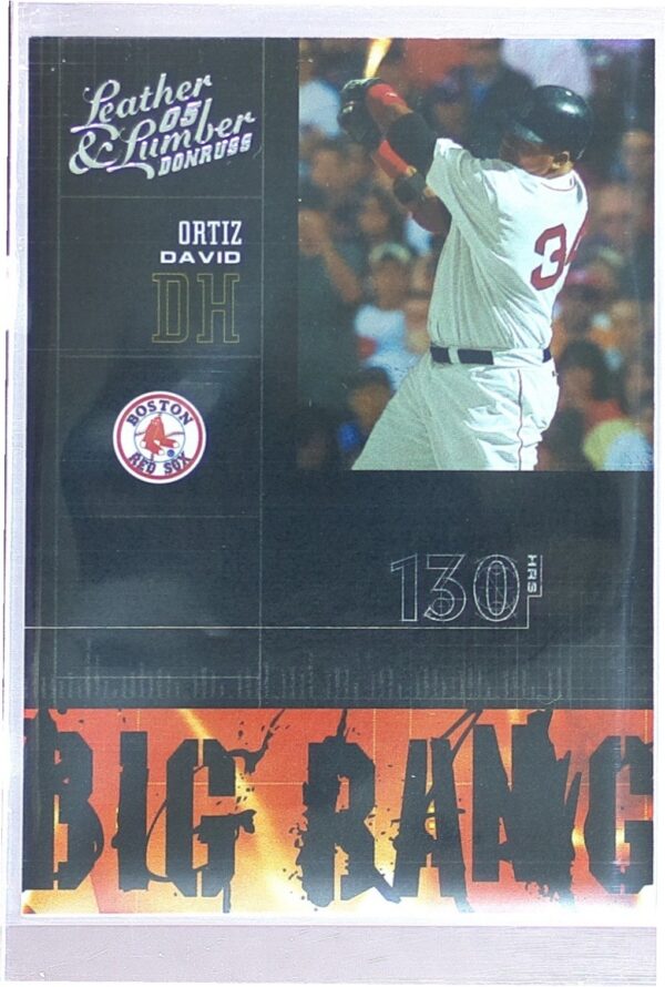 2005 Donruss Leather & Lumber David Ortiz /2000 #BB-9 Sox Big Bang