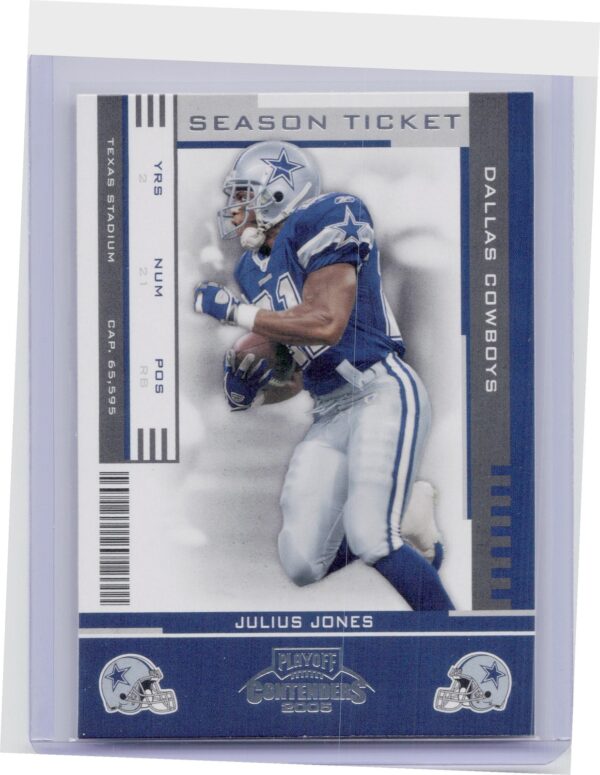 2005 Playoff Contenders Julius Jones #27 Cowboys
