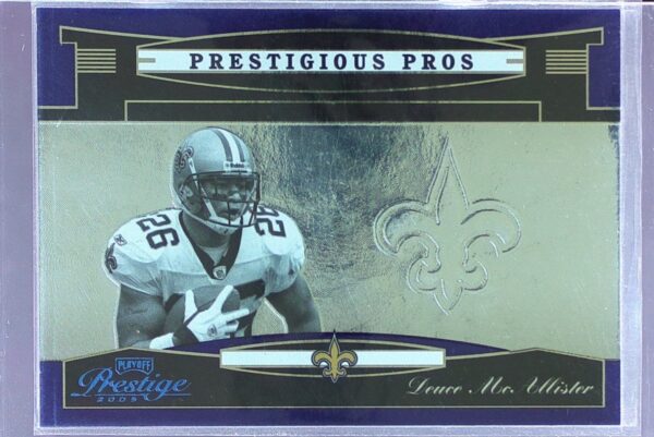 2005 Playoff Prestige Deuce McAllister /100 #PP-12 Prestigious Pros Purple