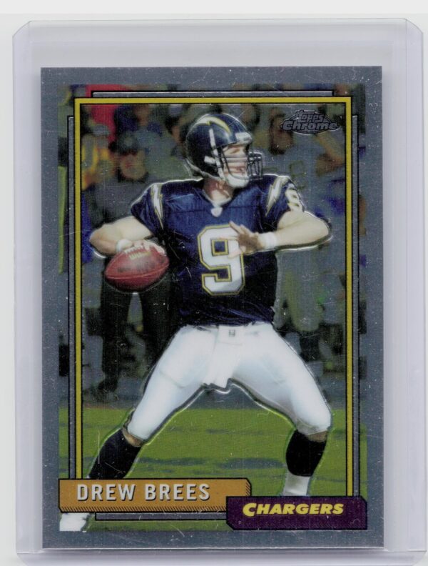 2005 Topps Chrome Drew Brees #TB37 Chargers Throwbacks