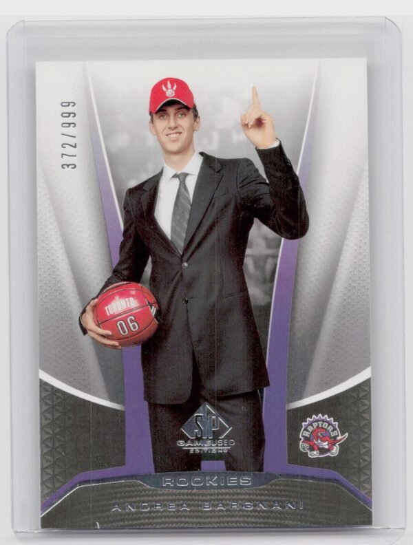 2006-07 SP Game Used Andrea Bargnani RC /999 #201 Raptors