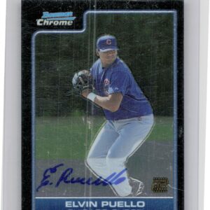 2006 Bowman Chrome Elvin Puello AU #BC245 Cubs Prospects