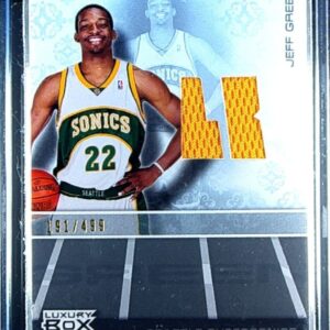 2007-08 Topps Luxury Box Jeff Green /499 JSY #RR-JG SuperSonics Rookie Relics