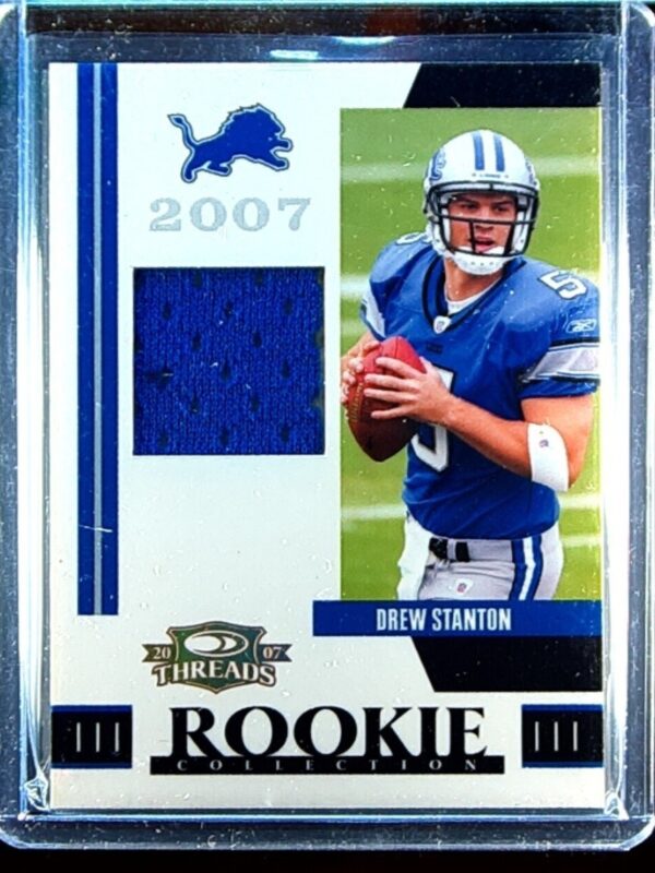 2007 Donruss Threads Drew Stanton /500 JSY #RCM-7 Lions