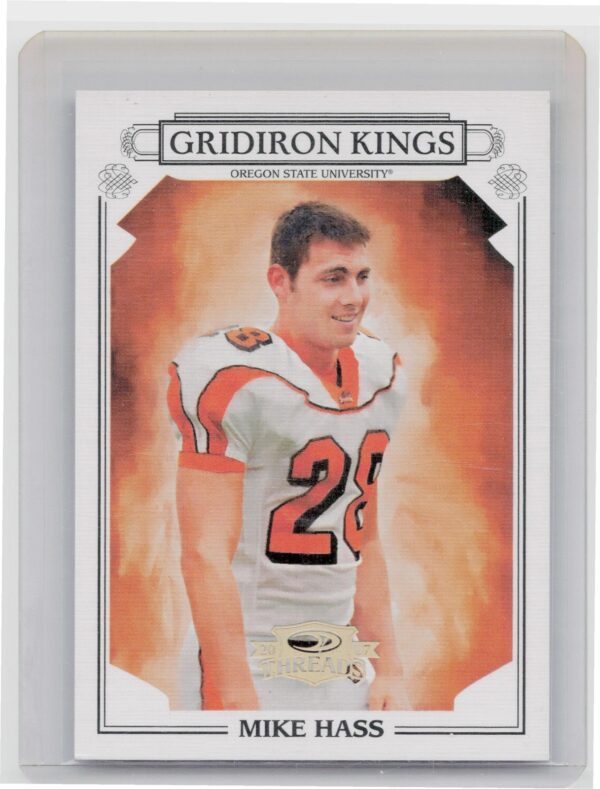 2007 Donruss Threads Mike Hass #CGK-30 Beavers College Gridiron Kings Gold