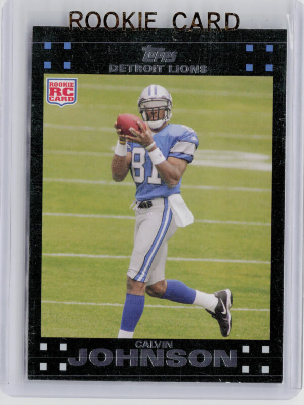 2007 Topps Calvin Johnson RC #320 Lions