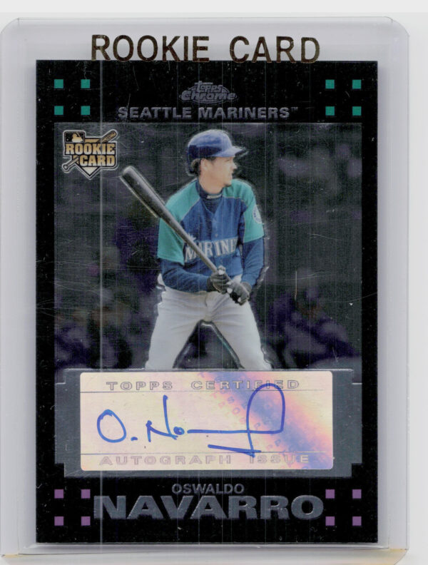 2007 Topps Chrome Oswaldo Navarro #363 Mariners