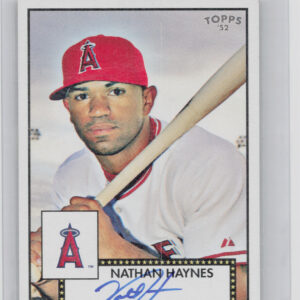2007 Topps Rookie 1952 Edition Nathan Haynes AU #52S-NH Angels Signatures