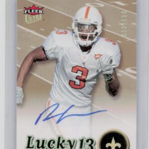 2007 Ultra Robert Meachem AU SN100 #211 Saints Rookie Autographs
