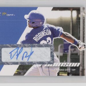 2008 Just Autographs Derrick Robinson AU #60 Royals Signatures