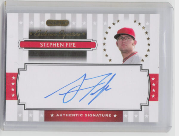 2008 Razor Signature Series Stephen Fife AU #ES-22 Sox Exclusive Autographs