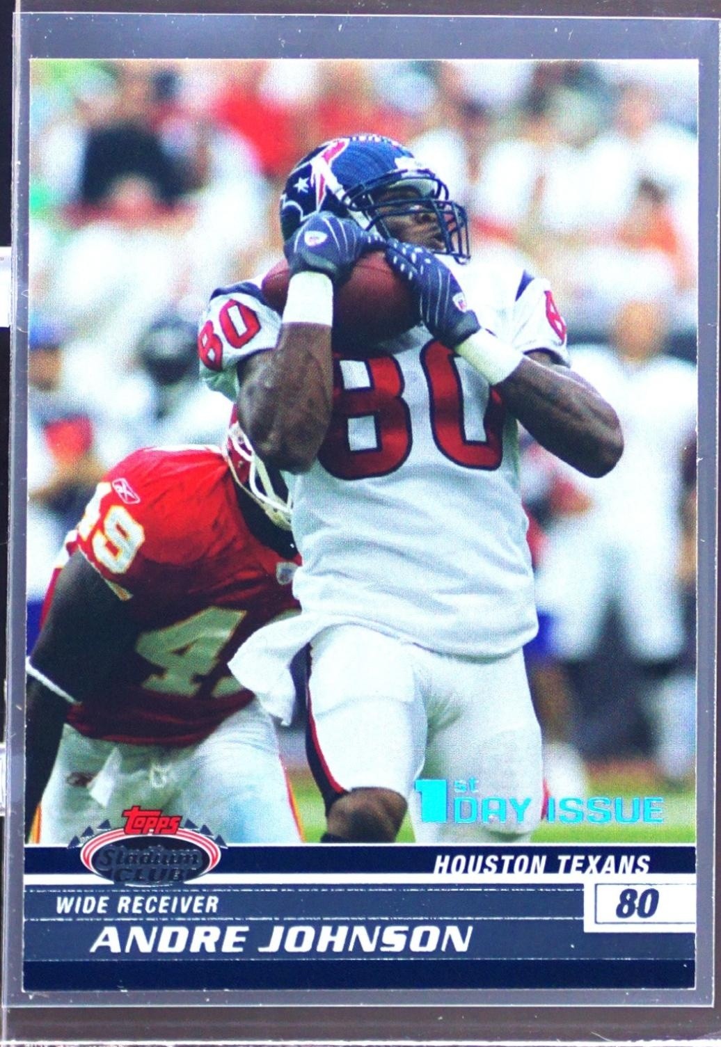 2008 Stadium Club Andre Johnson First Day Issue /1499 #27 Texans