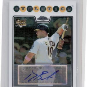 2008 Topps Chrome Daric Barton AU #226 Athletics