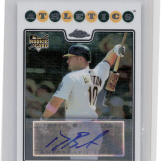 2008 Topps Chrome Daric Barton AU #226 Athletics