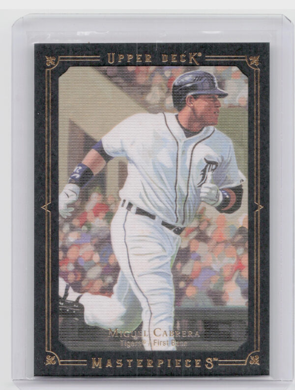 2008 Upper Deck Masterpieces Miguel Cabrera Framed Black #36 Tigers