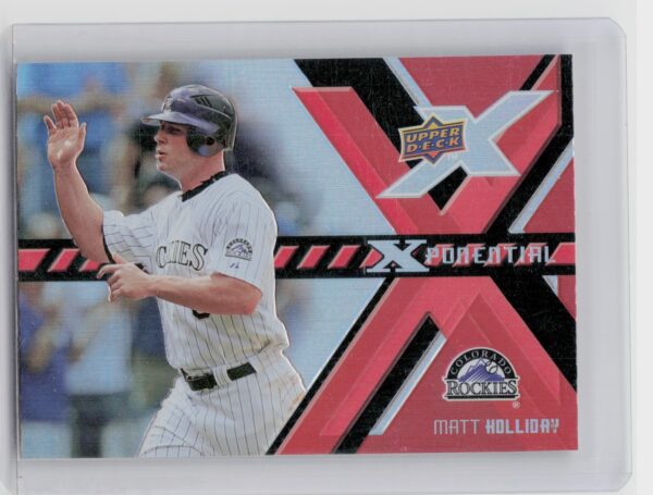 2008 Upper Deck X Matt Holliday #X-MH Rockies Xponential