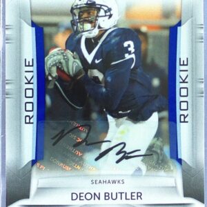 2009 Playoff Prestige Deon Butler Auto /499 RC #132 Seahawks Draft Picks Auto