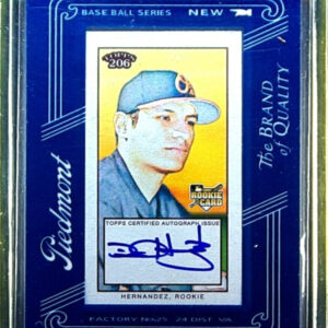 2009 Topps 206 David Hernandez AU #FMA-17 Orioles Mini Framed Autograph
